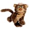 Living Puppets: Roxy The Brown Cat - 16" Plush Hand Puppet, Handmade, Moving Mouth, Soft Kitty Animal Companion Character, Play & Develop Toy, Kids 3+